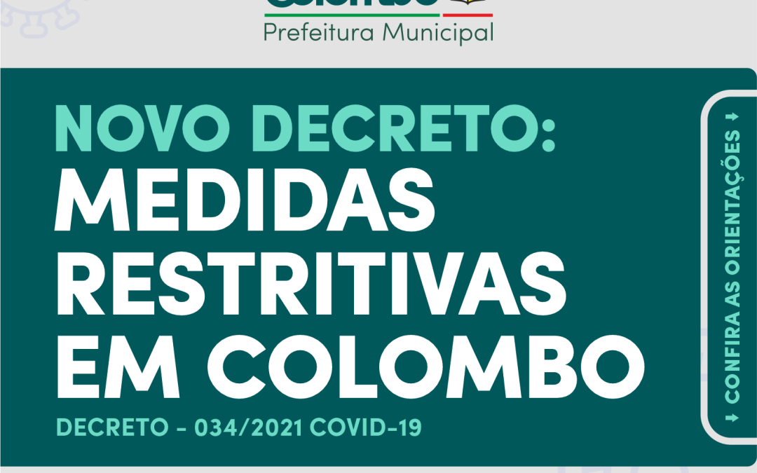 Novo Decreto Em Colombo Segue As Medidas Estabelecidas Pelo Estado