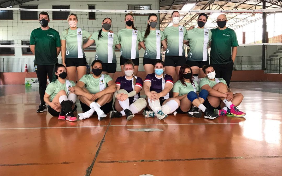 Vôlei de Colombo estreia vitória nos Jogos Abertos Jornal de Colombo