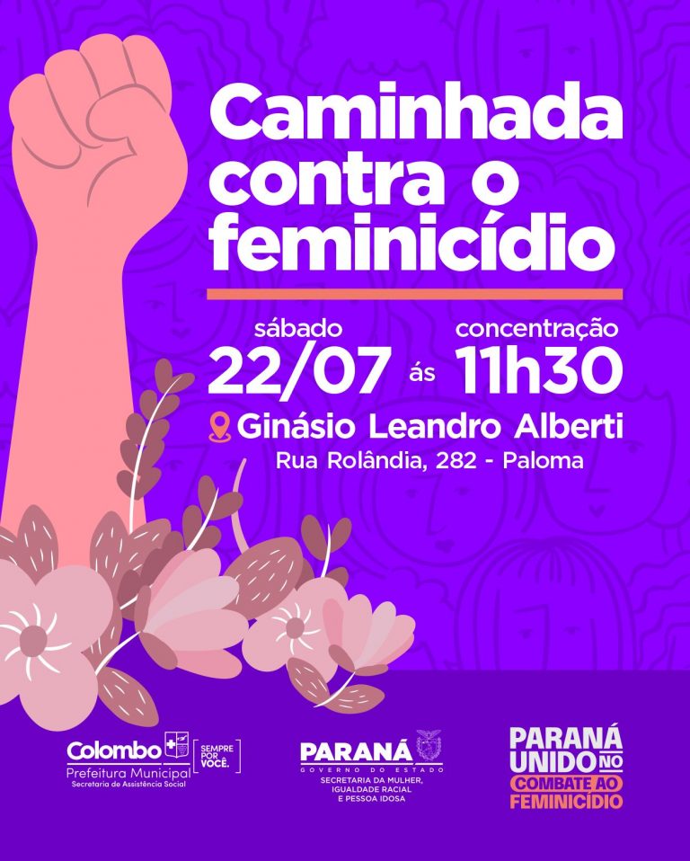 Caminhada Contra O Feminic Dio Ser Neste S Bado Jornal De Colombo