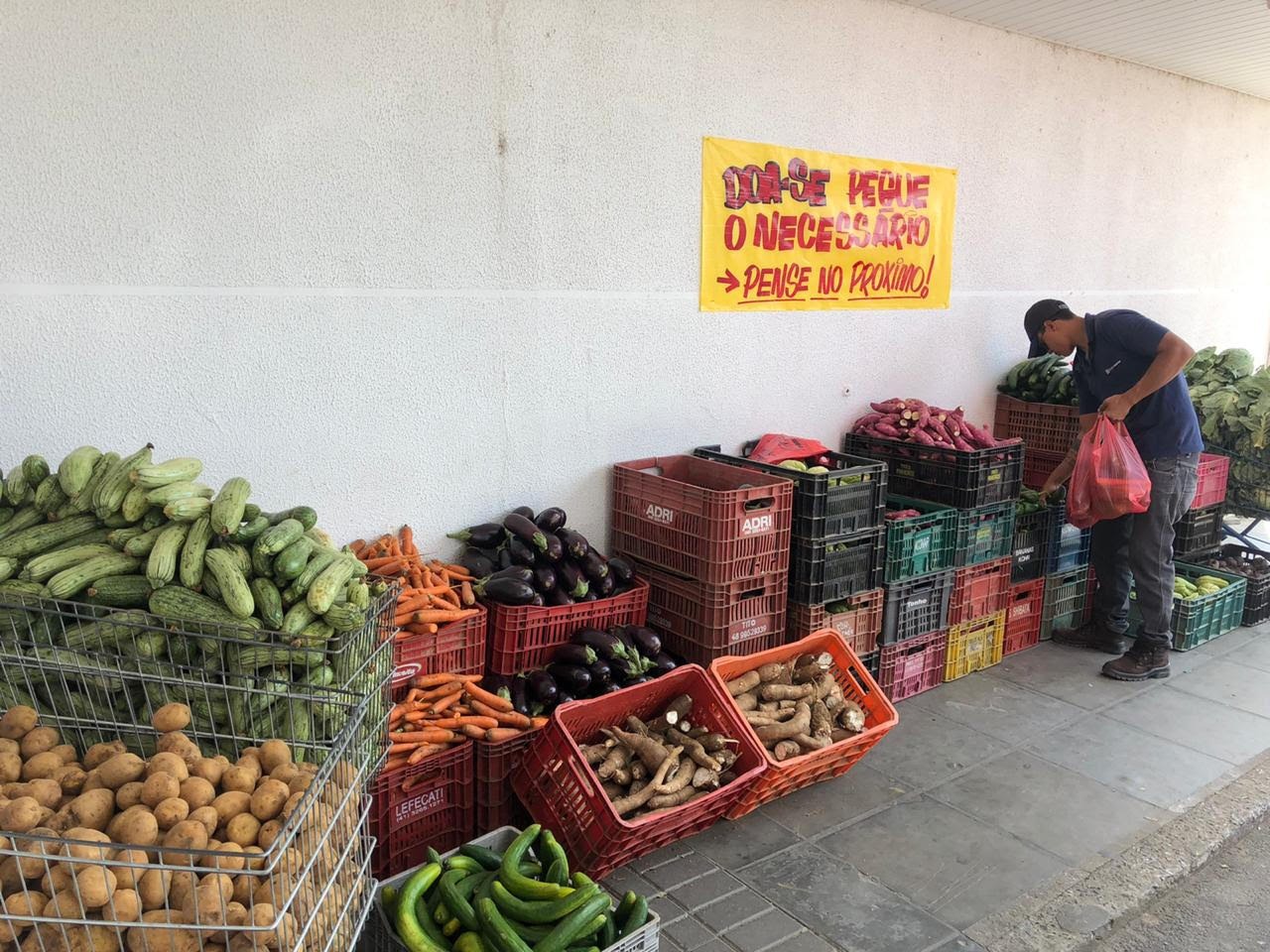 Supermercado Betinardi distribui 3 toneladas de alimentos