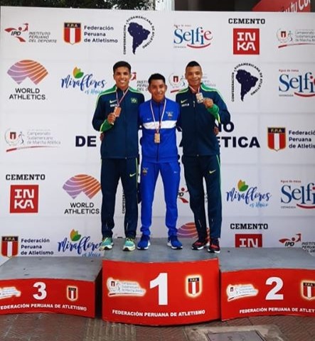 Colombense conquista bronze no Sul-Americano de Marcha Atlética