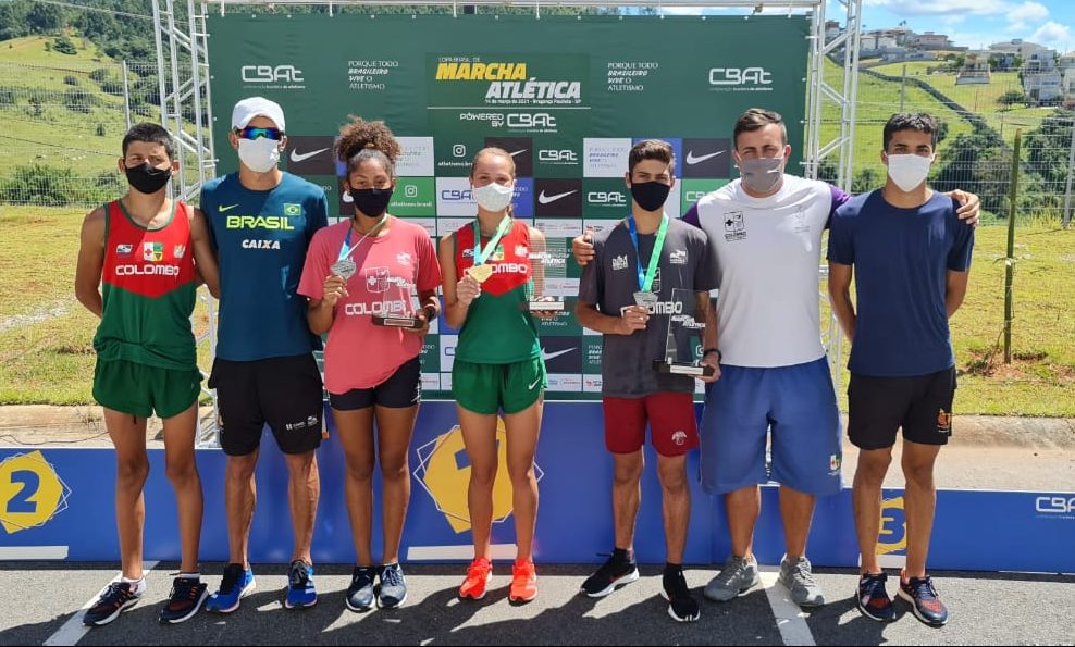 Atletismo de Colombo conquista bons resultados na Copa Brasil de Marcha Atlética