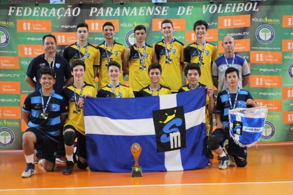 Santa Mônica Clube de Campo é campeão do Paranaense Sub-16 de Voleibol