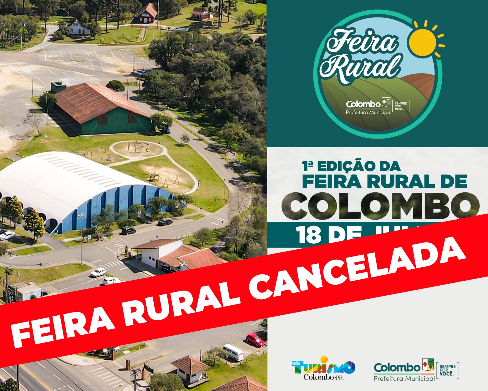 Feira Rural de Colombo é cancelada