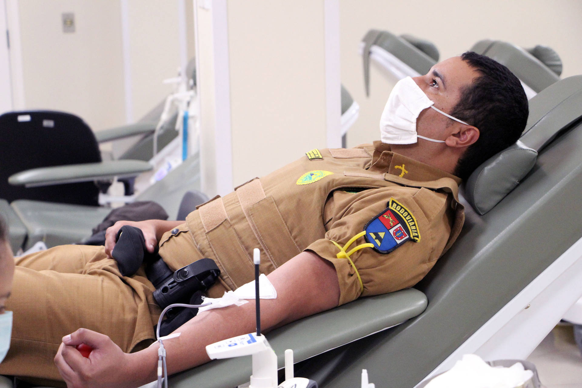 No mês do aniversário da PM, Polícia Rodoviária promove doação de sangue