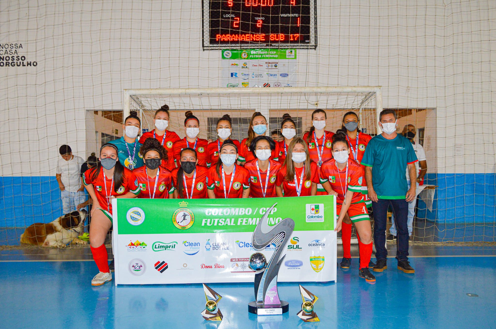 Colombo/CEP fica com o vice-campeonato no Paranaense sub-17 de futsal